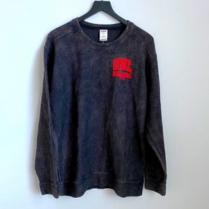 VS PINK UNL Huskers Gray Long Sleeve Medium